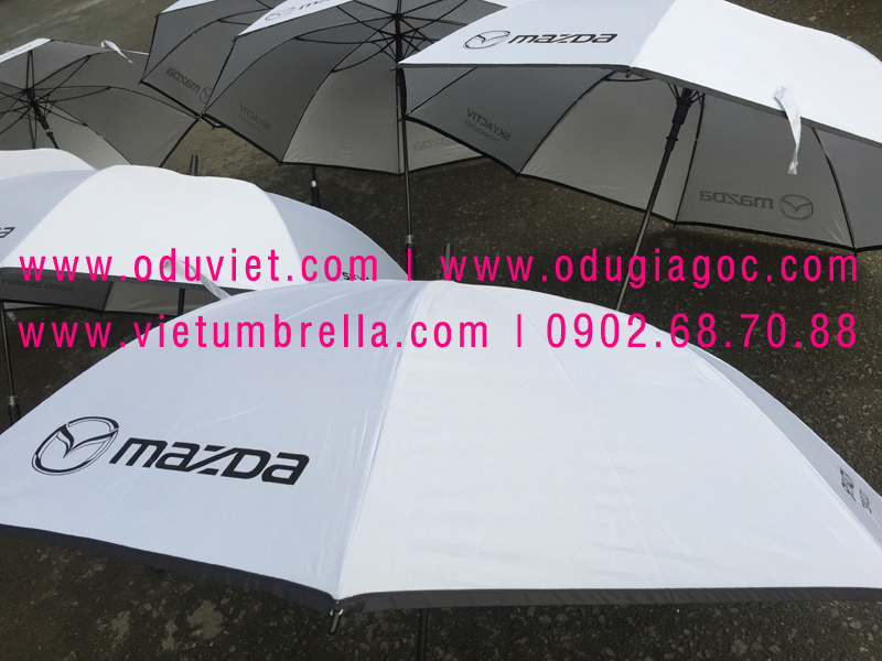 xưởng sản xuất ô dù cầm tay in logo quảng cáo
